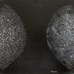 Différences Différences - 40 x 40 - Acrylique sur toile - 2018