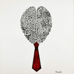 Le politicien I Le politicien I - 40 x 40 - Acrylique sur toile - 2018