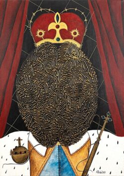 Le roi Le roi - 50 x 70 - Acrylique sur toile - 2019