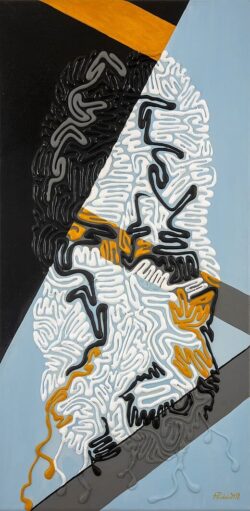 Mutant Mutant - 60 x 30 - Acrylique sur toile - 2018